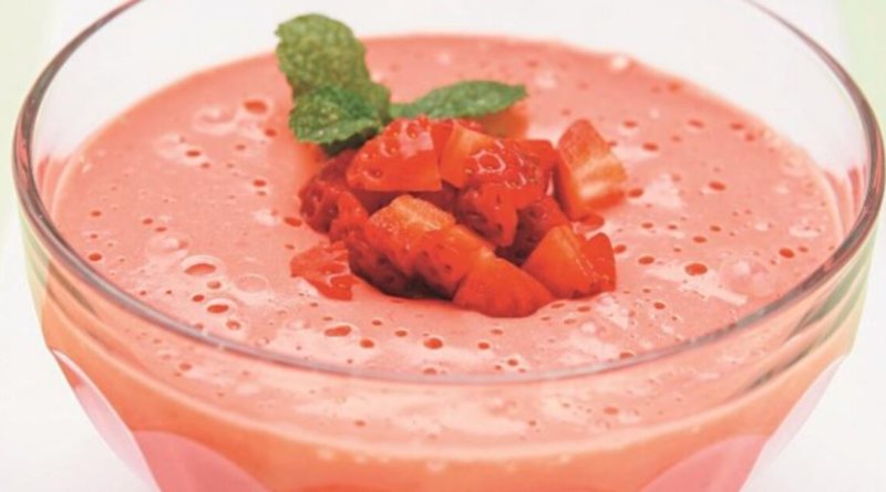 Mousse de morango