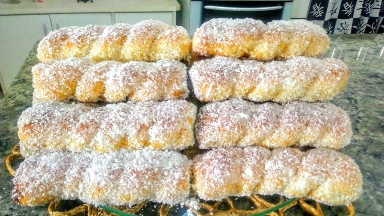 Rosquinha de coco caseiro