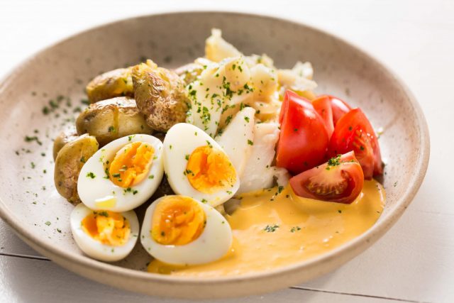 Salada de bacalhau aos açores fácil