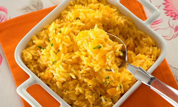 Arroz com abóbora delicioso