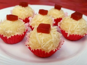 Brigadeiro de  romeu e julieta caseiro