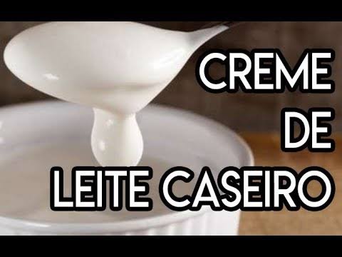 Creme de leite caseiro com apenas 3 ingredientes