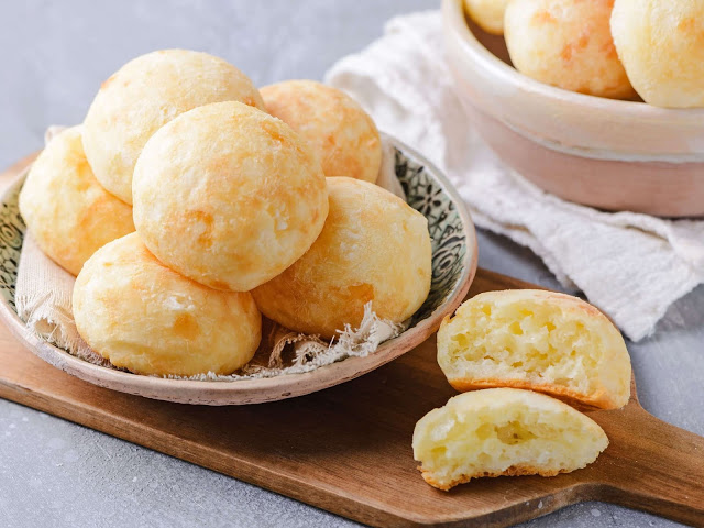 Pão de queijo de tapioca na air fryer