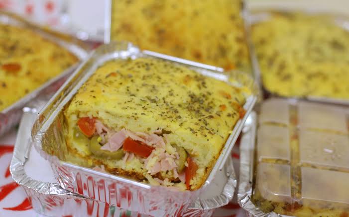 Torta de pizza na marmita para vender