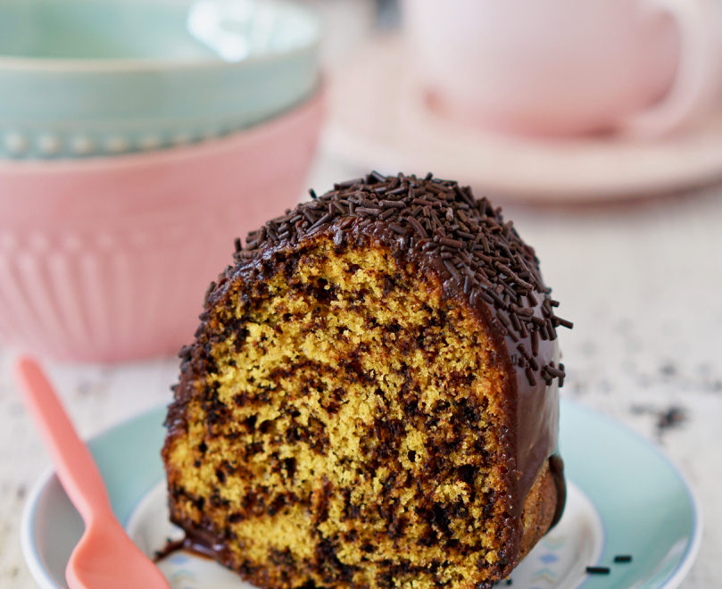 Bolo de cenoura formigueiro delicioso