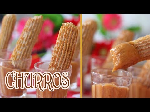 Churros de forno com doce de leite fácil e muito gostoso