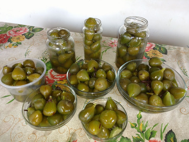 Doce de figo verde em calda muito fácil