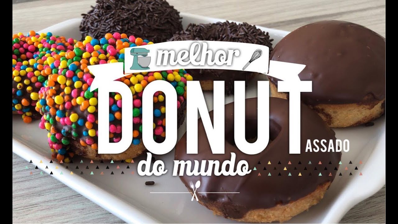 Donuts assados um clássico americano e irresistível