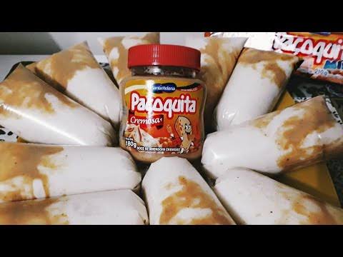 Geladinho de paçoquinha fácil e muito gostoso