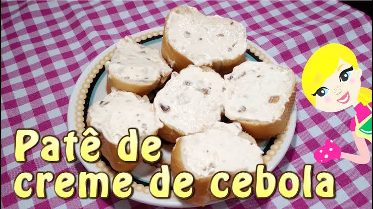 Patê de creme de cebola fácil e muito rápido