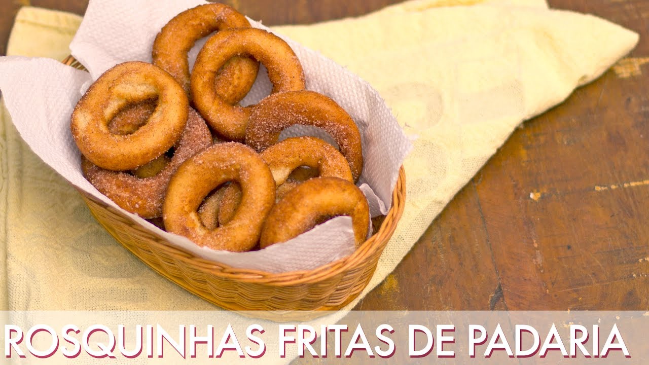 Rosquinha de padaria frita deliciosa