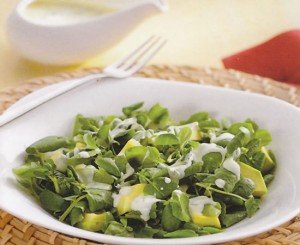 Salada de agrião a moda de casa