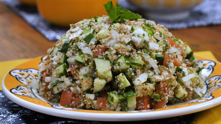 Salada de tabule fácil e prática