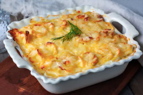 Torta de batata com presunto e queijo muito fácil