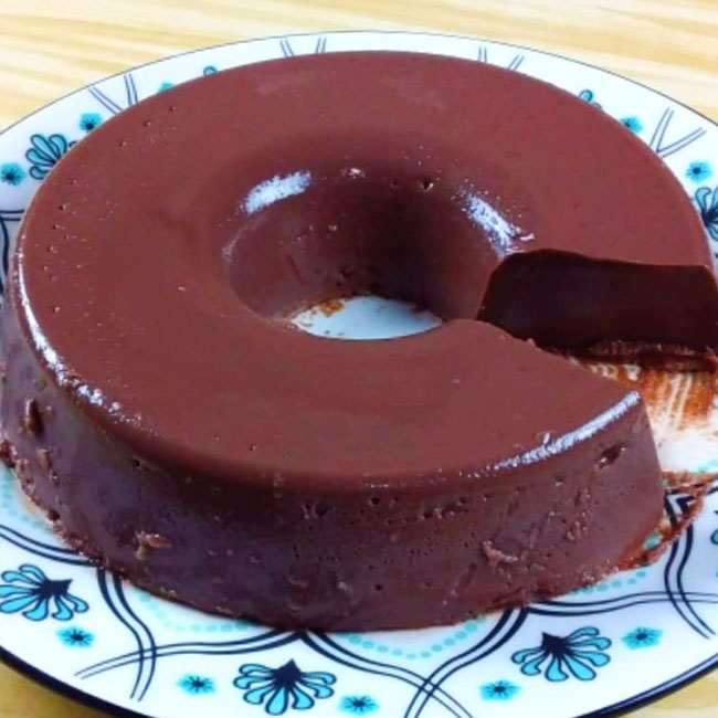 Como fazer flan de chocolate