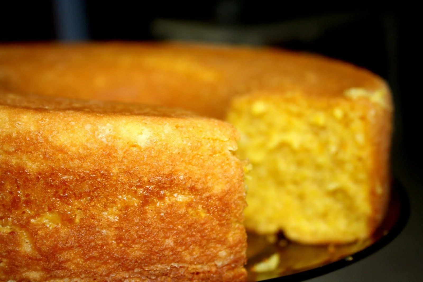 Receita de bolo de fubá com queijo simples