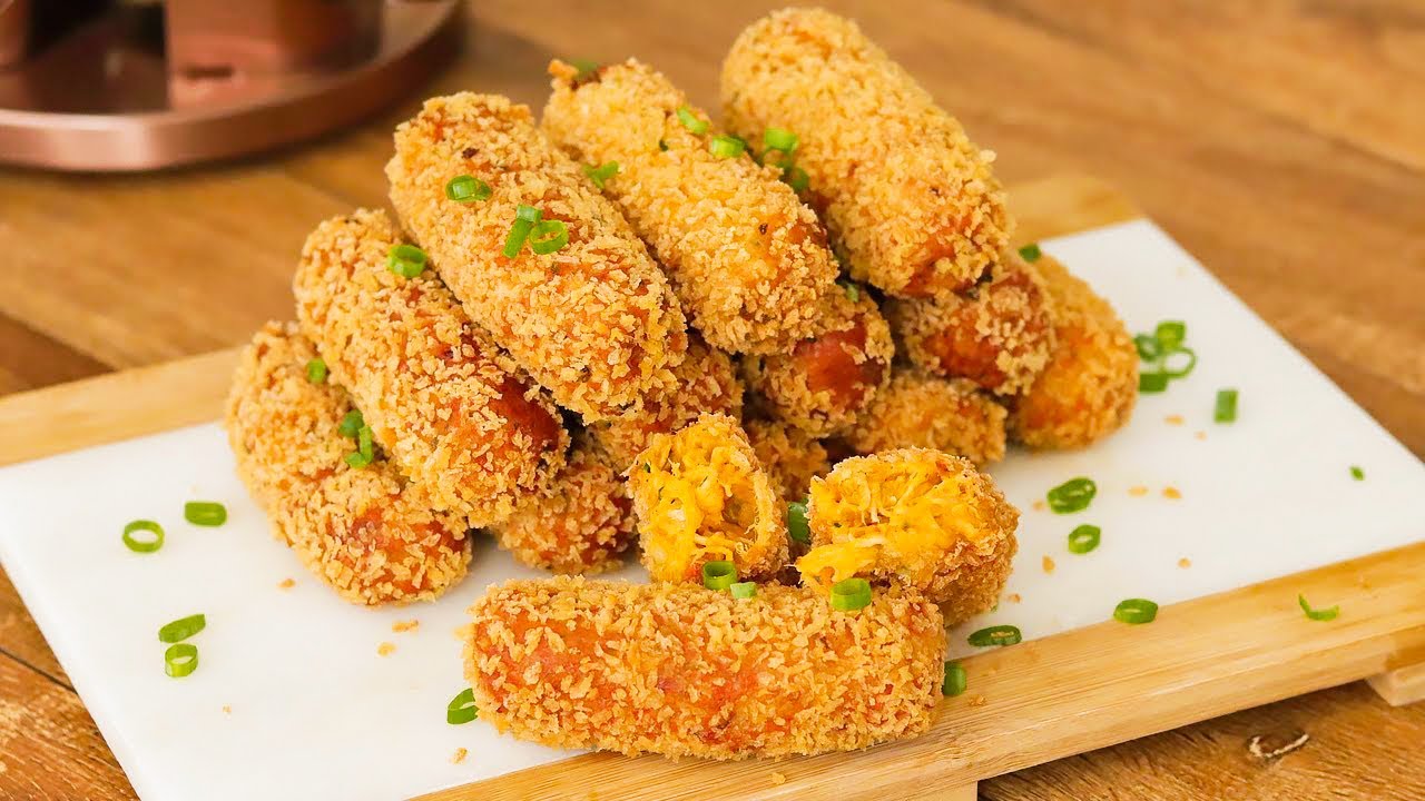 Receita de croquete de frango super fácil e sem farinha de trigo