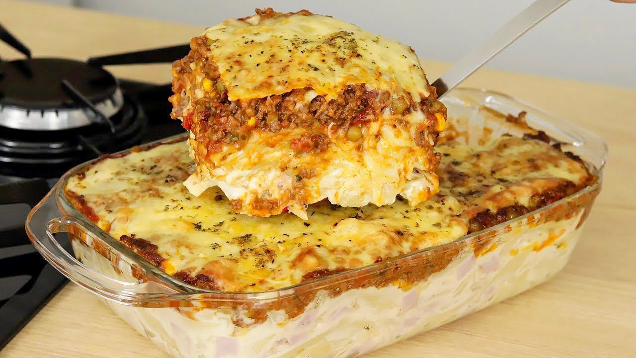 Receita de macarrão de forno fácil e rápido a melhor que já fiz