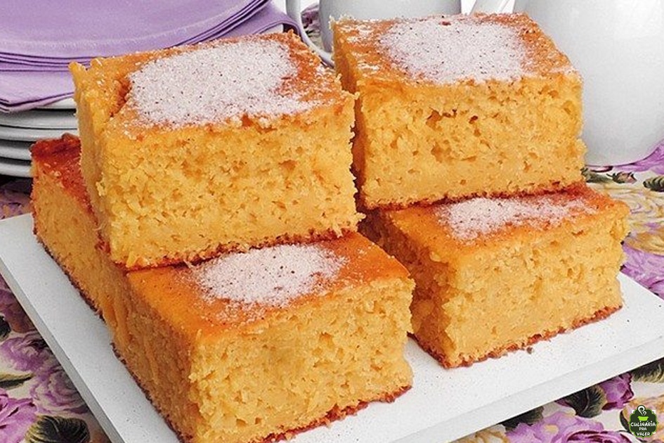 Bolo de milho da fazenda excelente com aquele cafezinho