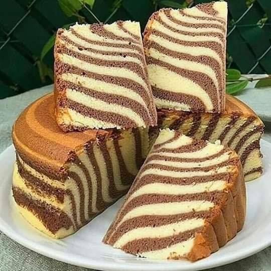 Bolo zebra uma ótima opção para seu lanche da tarde