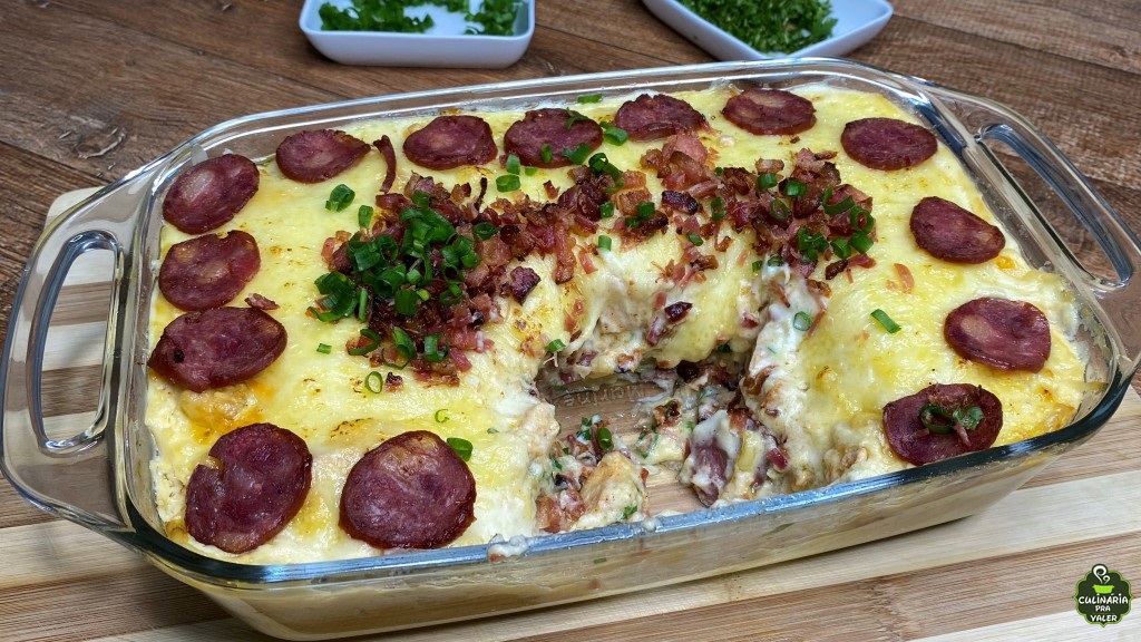 Frango ao forno cremoso diferente rápido e fácil