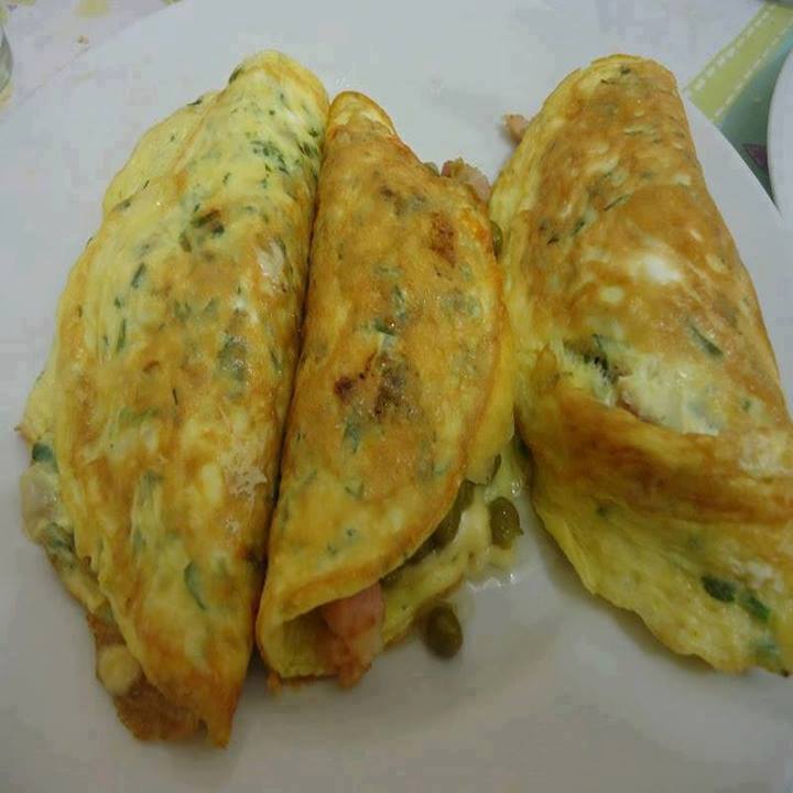 Omelete recheada deliciosa