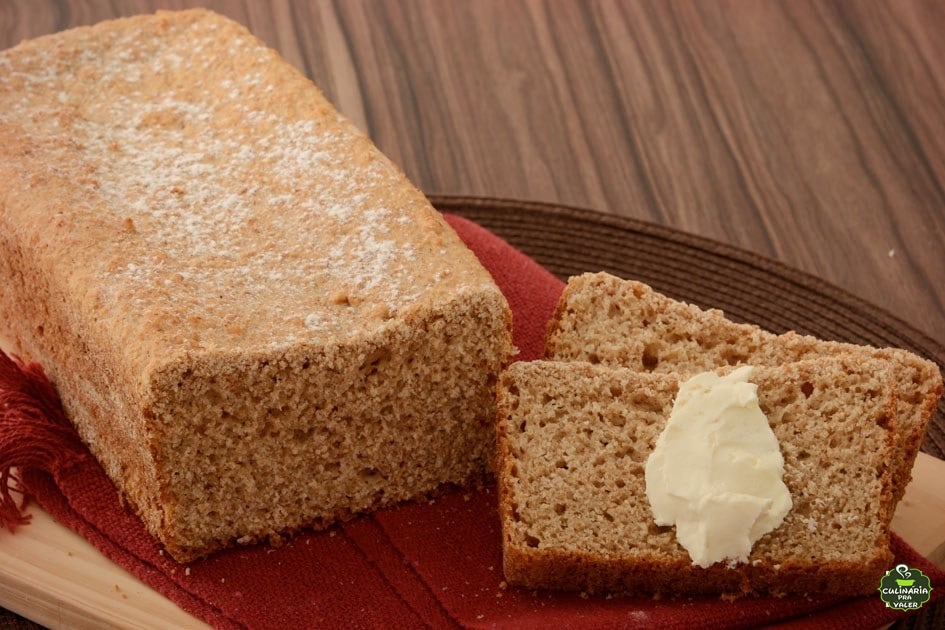 Pão de forma integral caseiro pratico pratico de fazer e muito gostoso