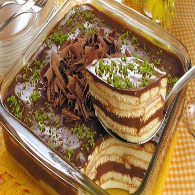 Pavê de limão e chocolate maravilhoso