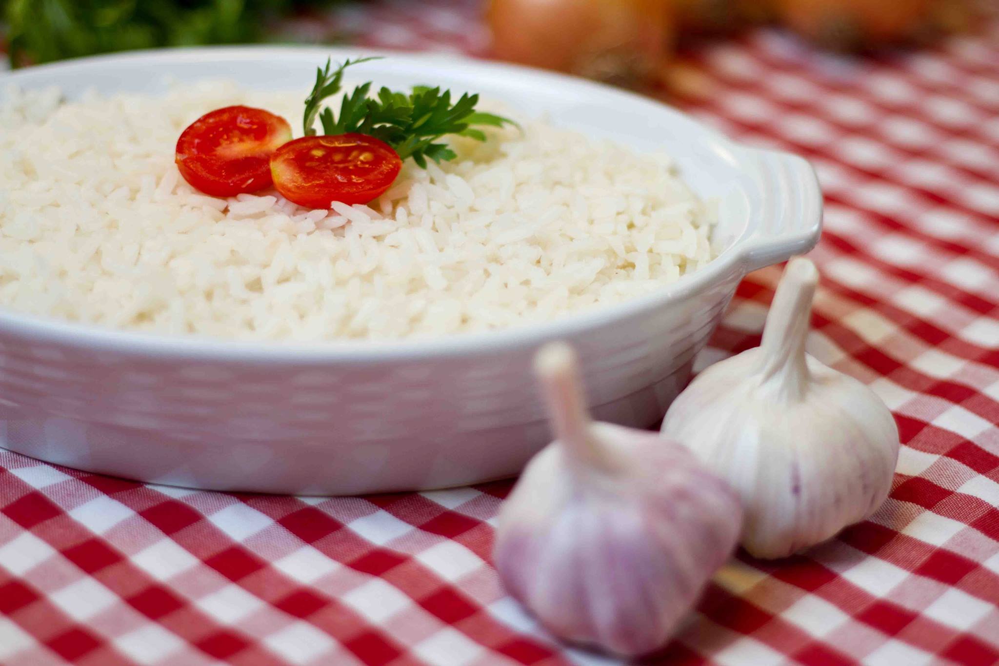 Receita de arroz básico