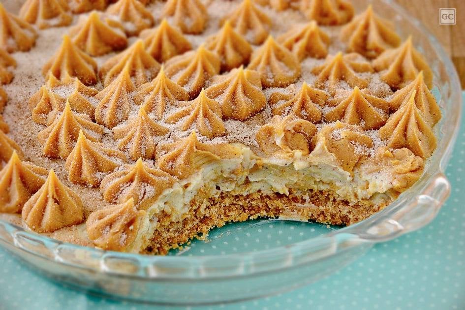 Torta de churros na travessa mais fácil de fazer e até de comer