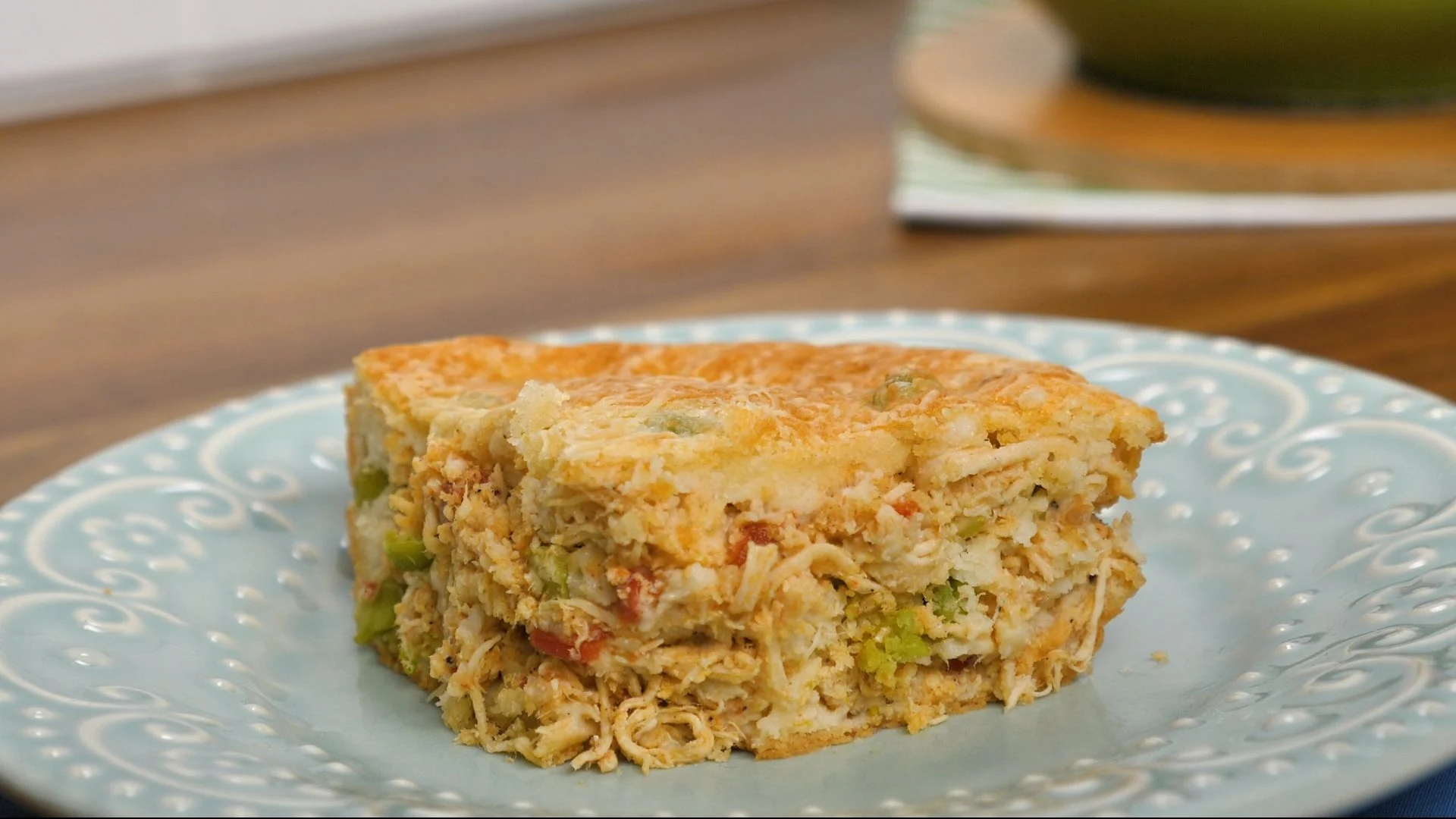 Torta de frango com queijo de liquidificador super gostosa