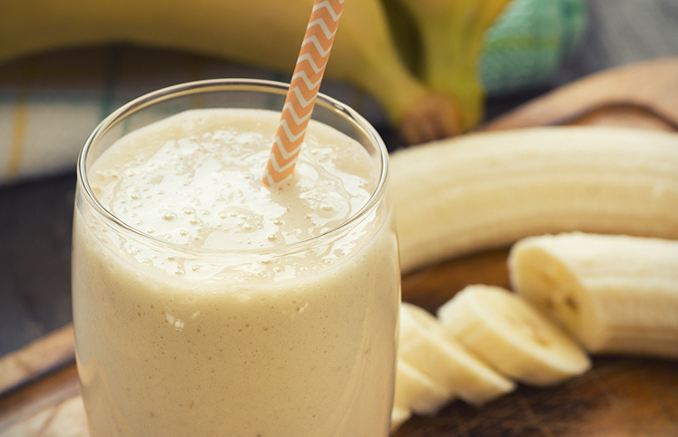 Vitamina de banana em menos de 5 minutos