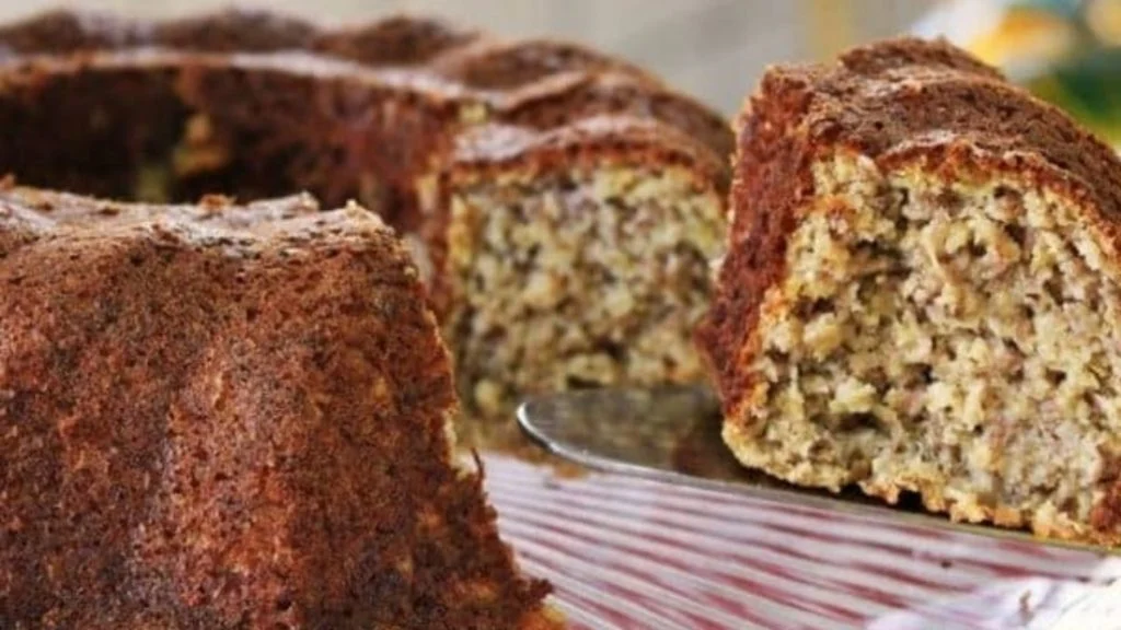 Bolo de banana com aveia sem açúcar e sem farinha de trigo super leve