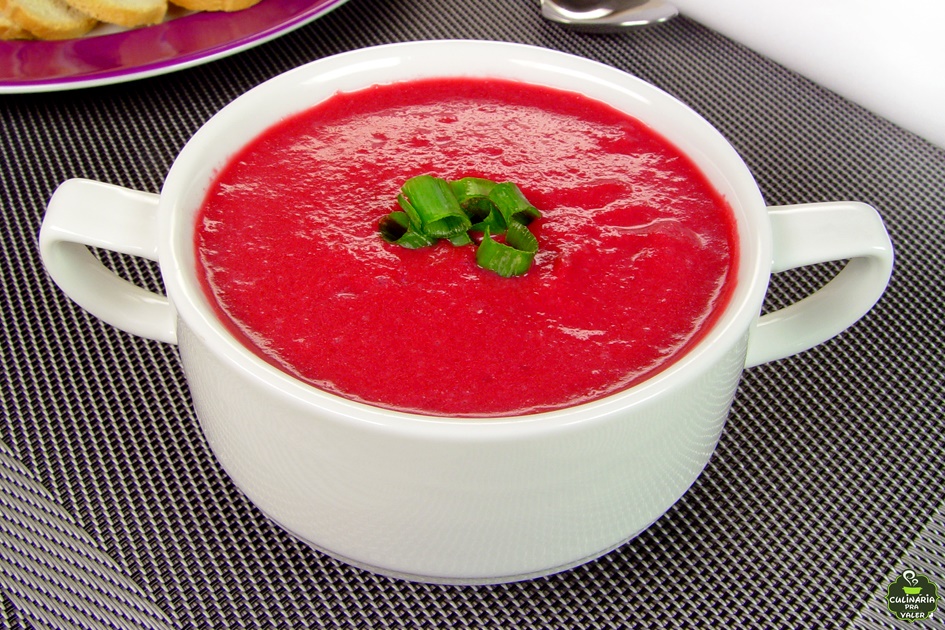 Caldo de beterraba para se deliciar