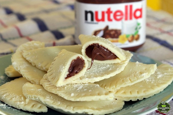 Patel de leite ninho com nutella fácil de fazer com pouquíssimos ingredientes