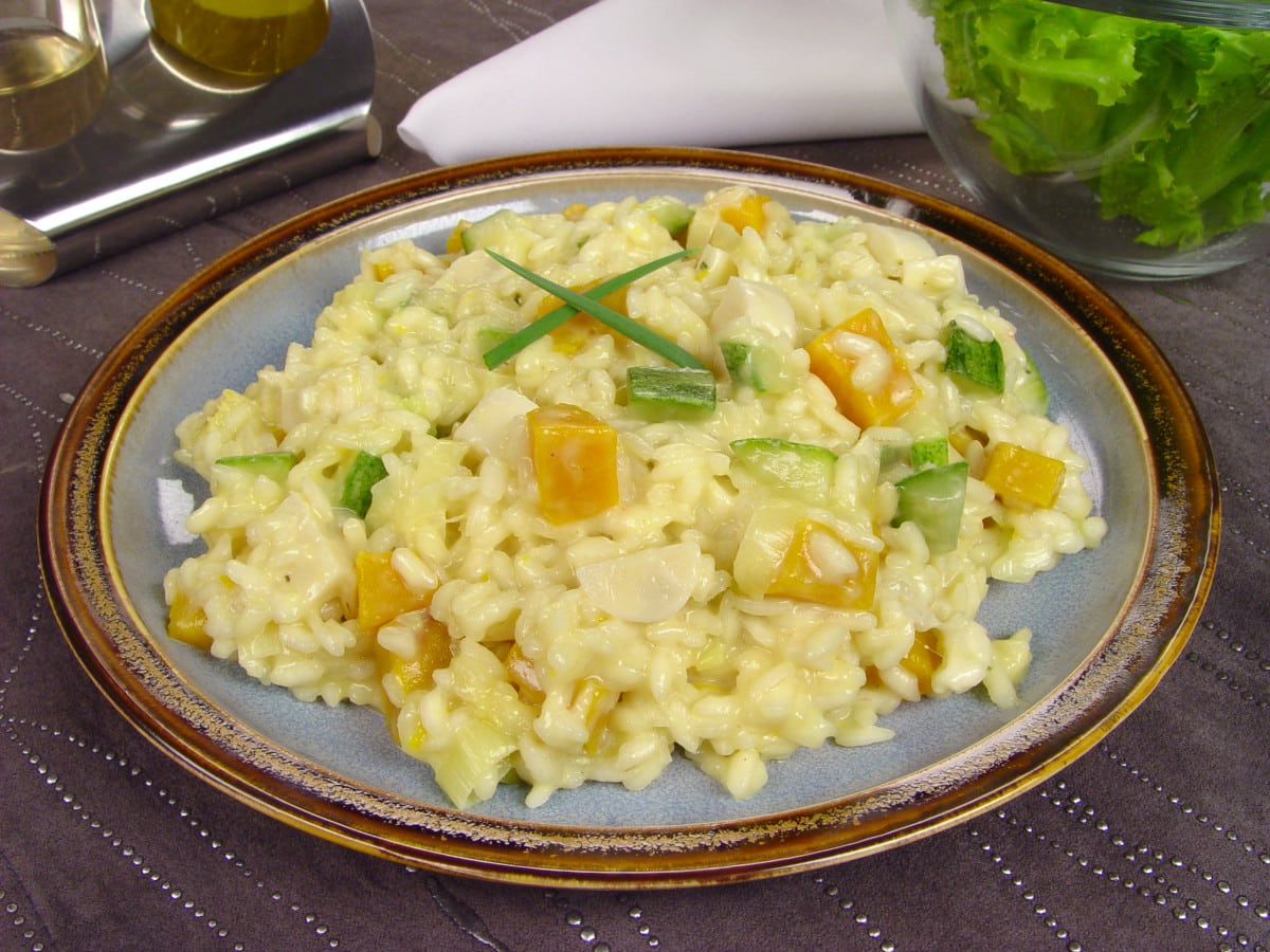 Risoto de legumes fácil saudável e super delicioso