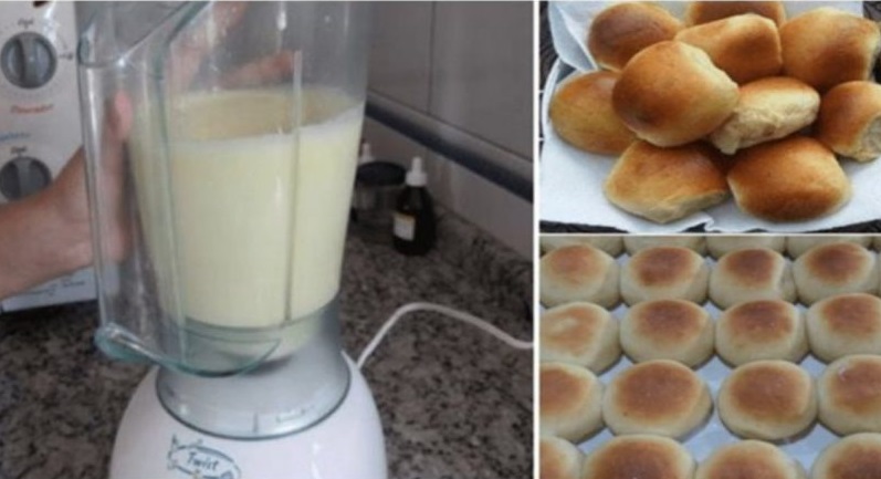 Depois que aprendi a fazer esse pãozinho de liquidificador eu nunca mais fui à padaria