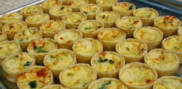 Mini quiche de queijo maravilhoso