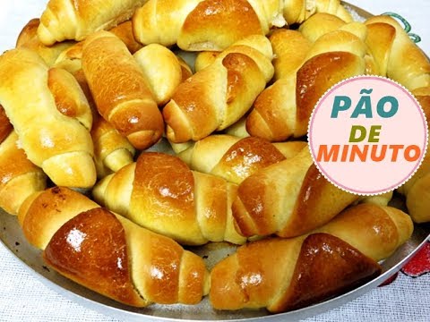 Receita pão de minuto fofinho