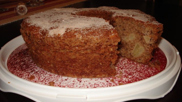 Bolo de maça de liquidificador - o melhor bolo que já comi