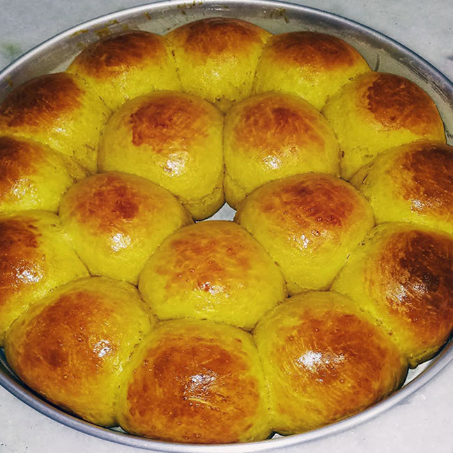 Pãozinho de abóbora delicioso