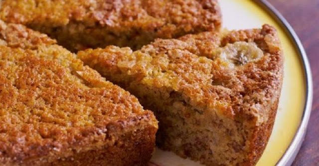 Bolo de banana com aveia: é funcional, pouco calórico e rico em fibras