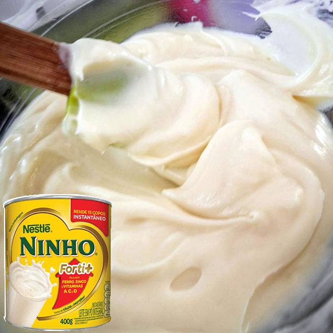 Recheio de leite ninho para bolo de aniversário delicioso