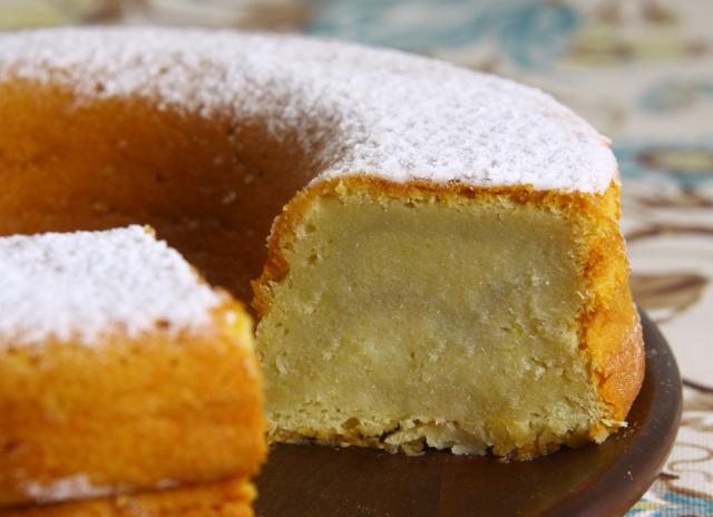 Bolo de batata doce crua pratico