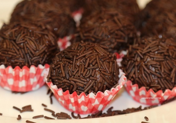 Brigadeiro de banana fit magrinho