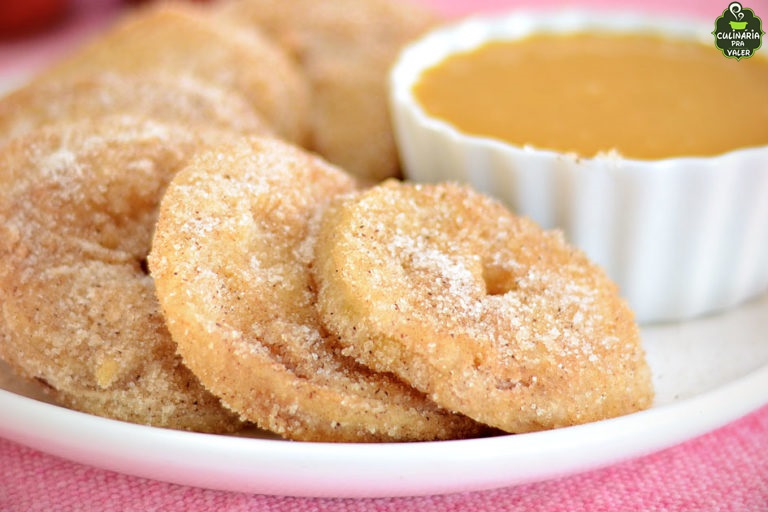 Donuts de maçã fácil e prático