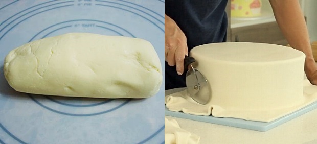 Pasta de leite em pó para bolo