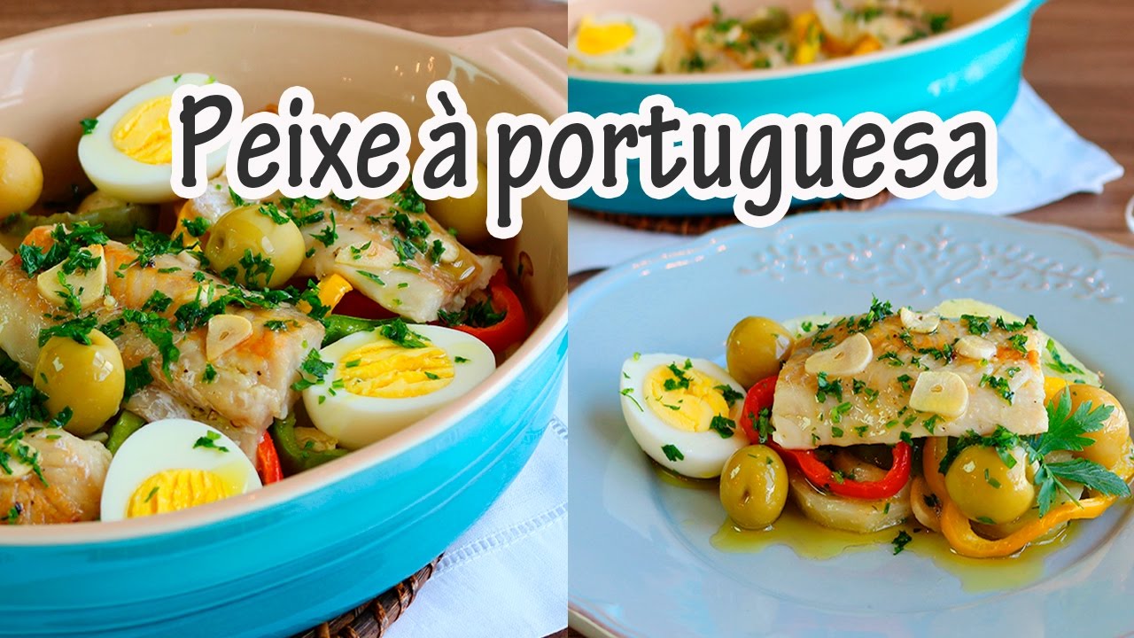 Peixe à portuguesa uma delícia