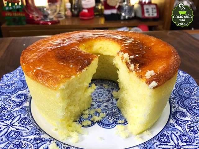 Bolo caçarola de padaria