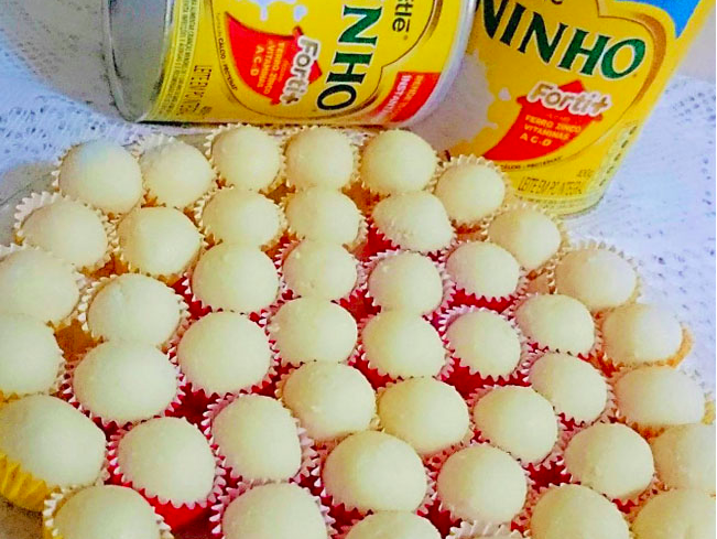 Docinho de leite ninho delicioso que não vai ao forno